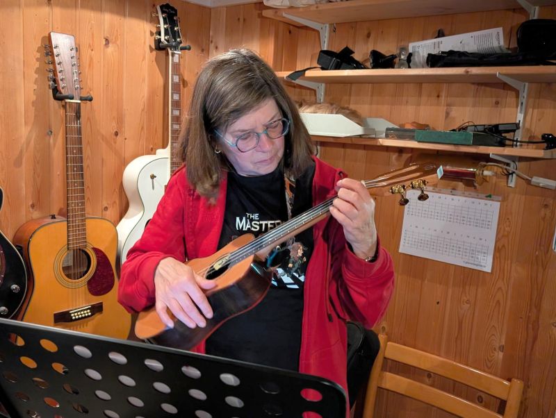 Im Proberaum am 22.12.25 - Fotos von Roswitha