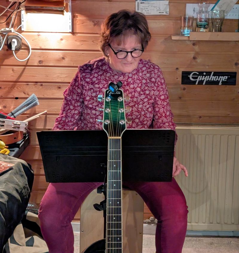 Im Proberaum am 22.12.25 - Fotos von Roswitha